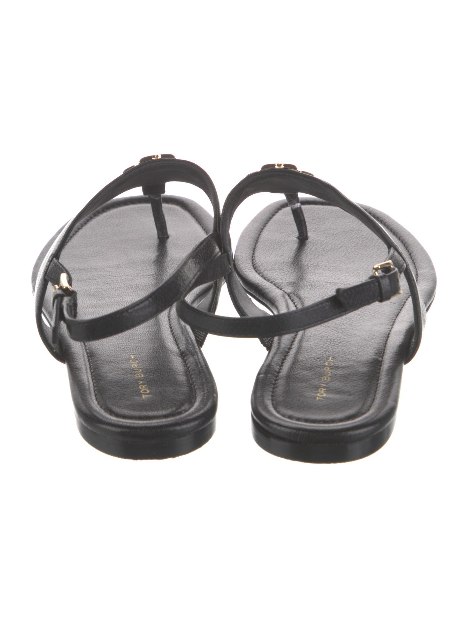 Tory Burch Leather T-Strap Sandals